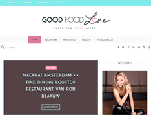 Tablet Screenshot of goodfoodlove.com